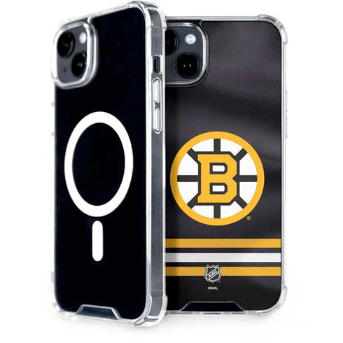 NHL Boston Bruins Home Jersey iPhone 14 Plus MagSafe Case