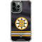 NHL Boston Bruins Home Jersey iPhone 14 Pro Max Clear Case