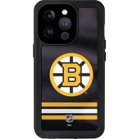 NHL Boston Bruins Home Jersey iPhone 14 Pro Waterproof Case