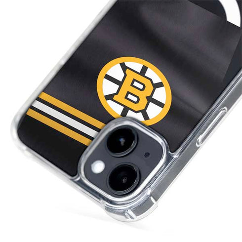 NHL Boston Bruins Home Jersey iPhone 15 Plus MagSafe Case