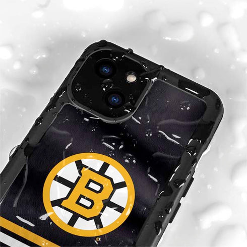 NHL Boston Bruins Home Jersey iPhone 15 Plus Waterproof Case