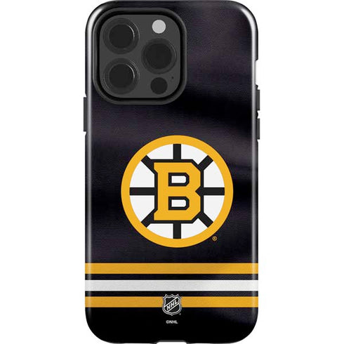 NHL Boston Bruins Home Jersey iPhone 15 Pro Impact Case