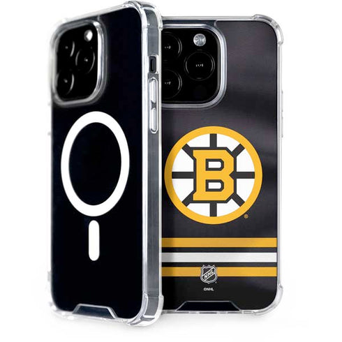 NHL Boston Bruins Home Jersey iPhone 15 Pro MagSafe Case