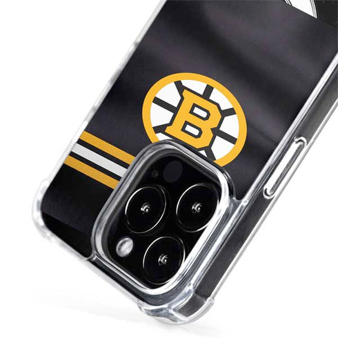 NHL Boston Bruins Home Jersey iPhone 15 Pro MagSafe Case