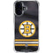 NHL Boston Bruins Home Jersey iPhone 16 Clear Case