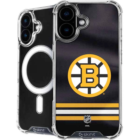 NHL Boston Bruins Home Jersey iPhone 16 MagSafe Case