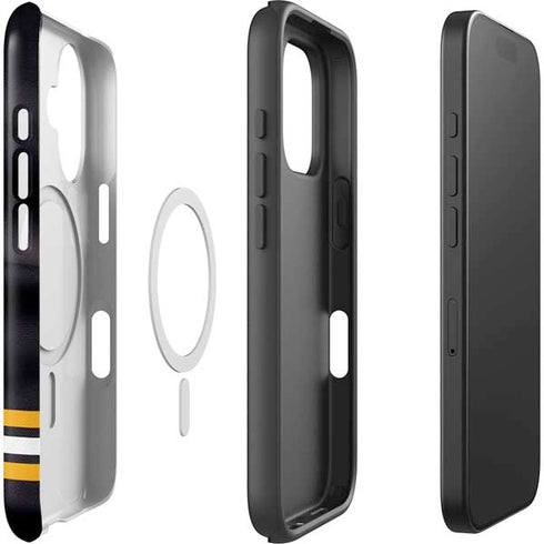 NHL Boston Bruins Home Jersey iPhone 16 Magsafe Impact Case