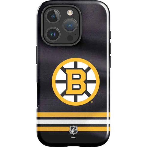 NHL Boston Bruins Home Jersey iPhone 16 Pro Impact Case