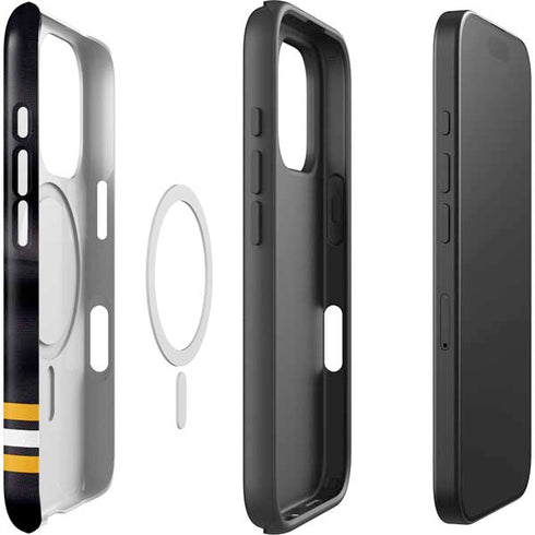 NHL Boston Bruins Home Jersey iPhone 16 Pro Magsafe Impact Case