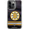 NHL Boston Bruins Home Jersey iPhone 16 Pro Max Clear Case