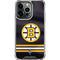 NHL Boston Bruins Home Jersey iPhone 16 Pro Max Clear Case