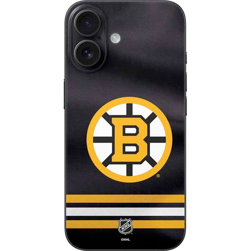 NHL Boston Bruins Home Jersey iPhone 16 Skin
