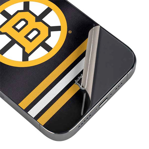 NHL Boston Bruins Home Jersey iPhone 16e Skin
