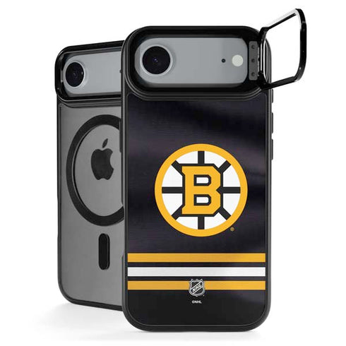 NHL Boston Bruins Home Jersey iPhone 17 Air Kickstand Case