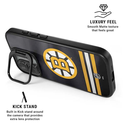NHL Boston Bruins Home Jersey iPhone 17 Kickstand Case