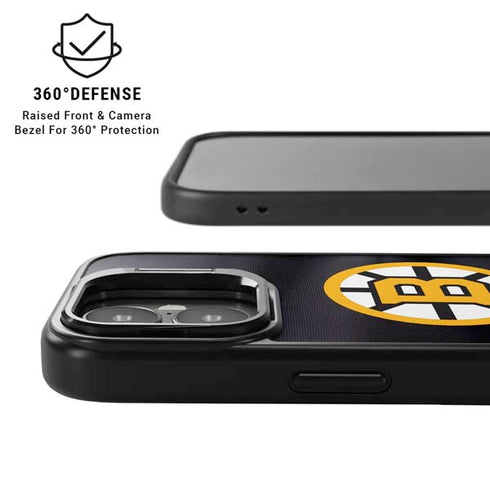 NHL Boston Bruins Home Jersey iPhone 17 Kickstand Case