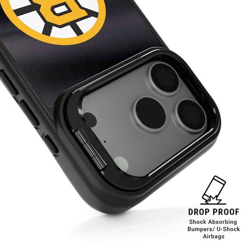 NHL Boston Bruins Home Jersey iPhone 17 Pro Kickstand Case