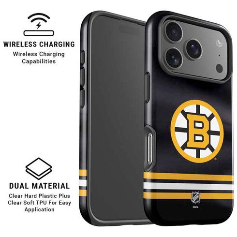 NHL Boston Bruins Home Jersey iPhone 17 Pro Max Magsafe Impact Case