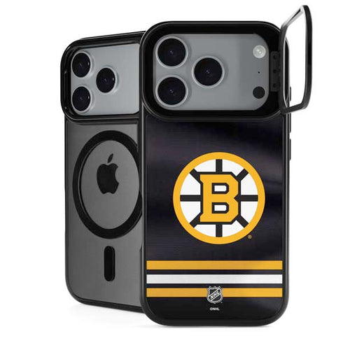 NHL Boston Bruins Home Jersey iPhone 18 Pro Kickstand Case