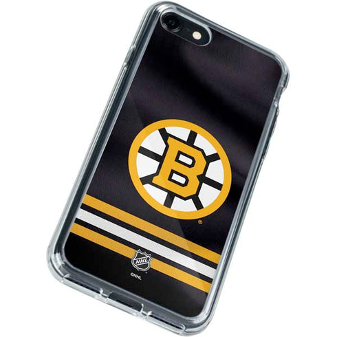 NHL Boston Bruins Home Jersey iPhone SE (2nd & 3rd Gen) Clear Case