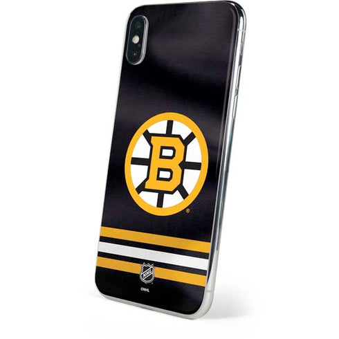 NHL Boston Bruins Home Jersey iPhone XS Skin