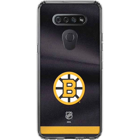 NHL Boston Bruins Home Jersey LG K51/Q51 Clear Case