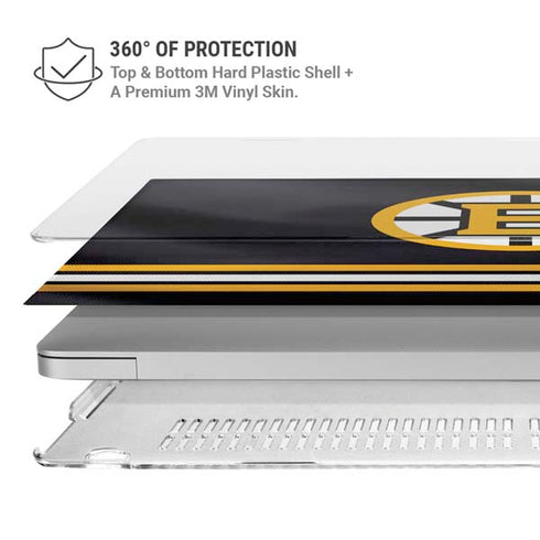 NHL Boston Bruins Home Jersey MacBook Pro 16in (2021-25) Case plus Skin