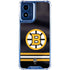 NHL Boston Bruins Home Jersey Moto G 5G (2024) Clear Case