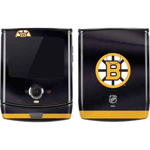 NHL Boston Bruins Home Jersey Motorola RAZR Skin