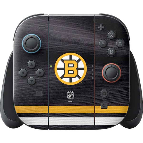 NHL Boston Bruins Home Jersey Nintendo Switch 2 (2025) Joy-Con Controller Skin
