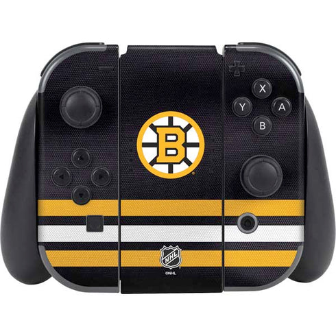 NHL Boston Bruins Home Jersey Nintendo Switch (2017-2021) Joy-Con Controller Skin