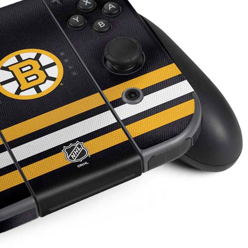 NHL Boston Bruins Home Jersey Nintendo Switch (2017-2021) Joy-Con Controller Skin