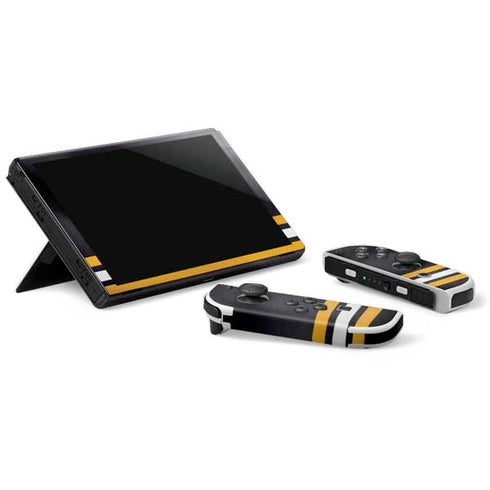 NHL Boston Bruins Home Jersey Nintendo Switch OLED (2021) Skin