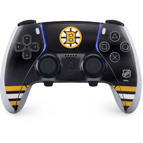 NHL Boston Bruins Home Jersey PS5 DualSense Edge Pro Controller Skin