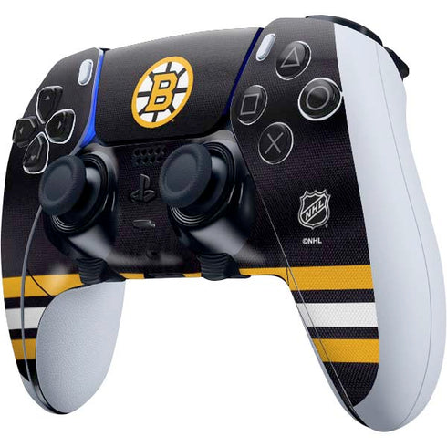 NHL Boston Bruins Home Jersey PS5 DualSense Edge Pro Controller Skin