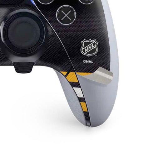 NHL Boston Bruins Home Jersey PS5 DualSense Edge Pro Controller Skin