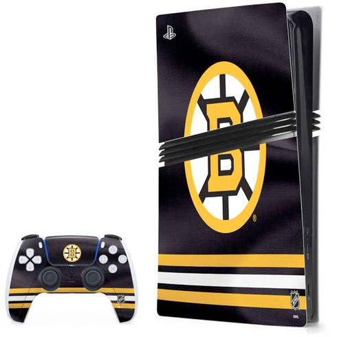 NHL Boston Bruins Home Jersey PS5 Pro Bundle Skin