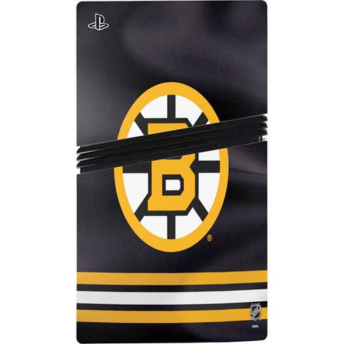 NHL Boston Bruins Home Jersey PS5 Pro Console Skin