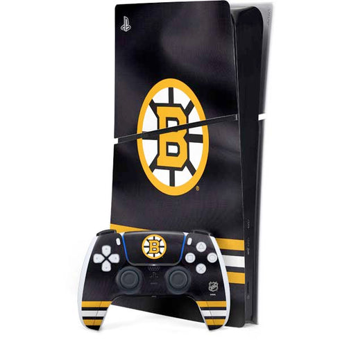 NHL Boston Bruins Home Jersey PS5 Slim Digital Edition Bundle Skin