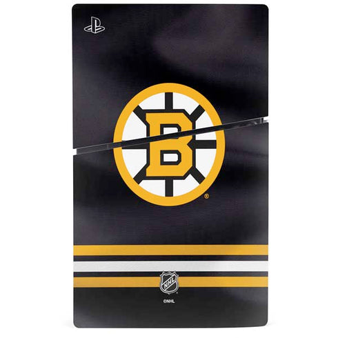 NHL Boston Bruins Home Jersey PS5 Slim Digital Edition Bundle Skin