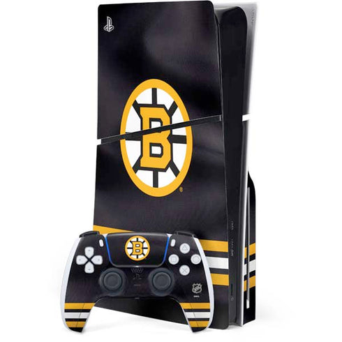 NHL Boston Bruins Home Jersey PS5 Slim Disk Bundle Skin