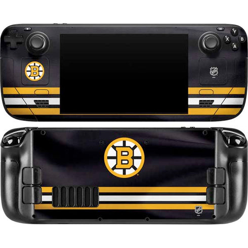 NHL Boston Bruins Home Jersey Steam Deck Handheld Gaming Computer Skin