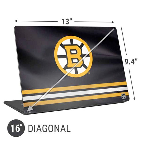 NHL Boston Bruins Home Jersey Universal Laptop 16in (13 x 9.4in) Skin
