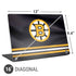 NHL Boston Bruins Home Jersey Universal Laptop 16in (13 x 9.4in) Skin