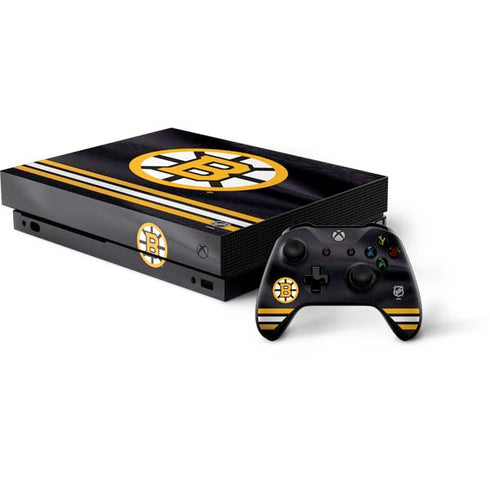 NHL Boston Bruins Home Jersey Xbox One X Bundle Skin