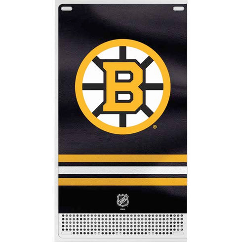NHL Boston Bruins Home Jersey Xbox Series S Console Skin
