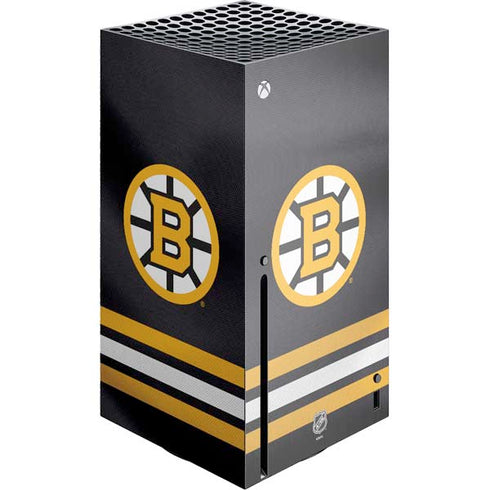NHL Boston Bruins Home Jersey Xbox Series X Console Skin