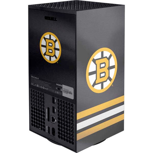 NHL Boston Bruins Home Jersey Xbox Series X Console Skin
