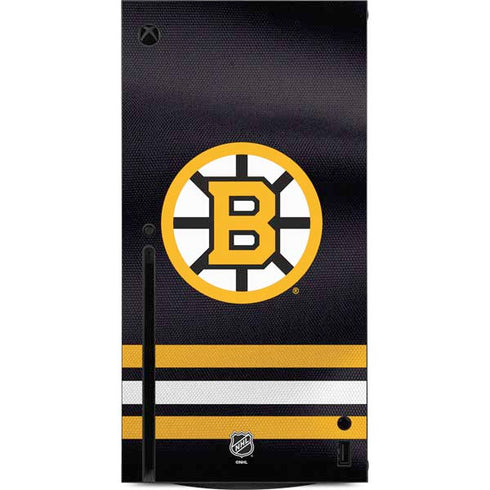 NHL Boston Bruins Home Jersey Xbox Series X Console Skin
