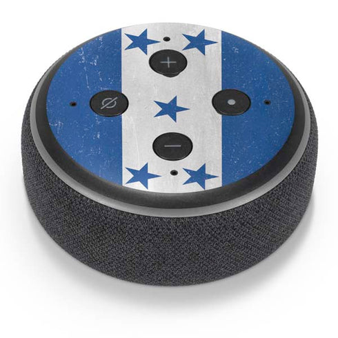 Honduras Flag Distressed Amazon Echo Dot Skin